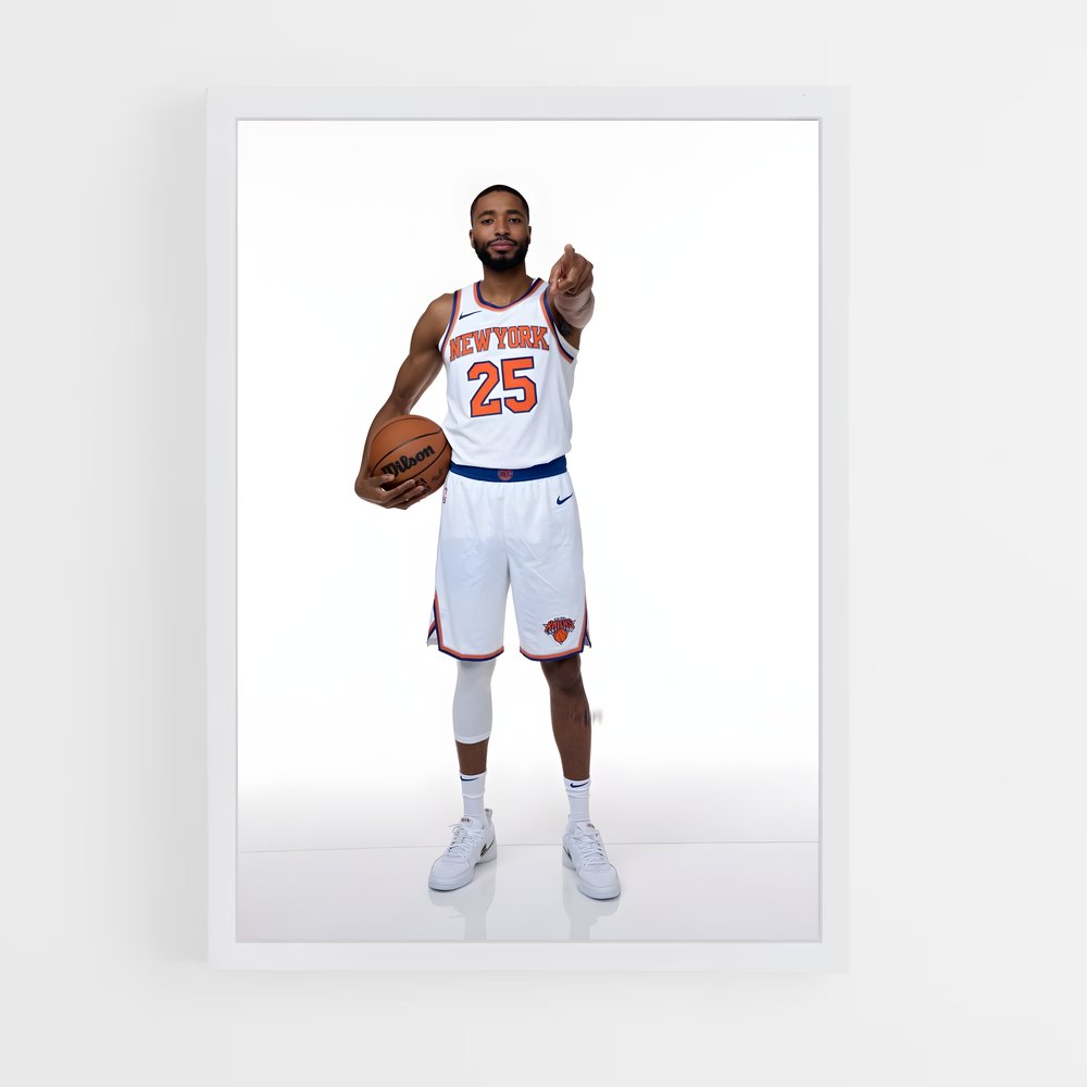 Poster Mikal bridges – affiche Basketball (vue 3)